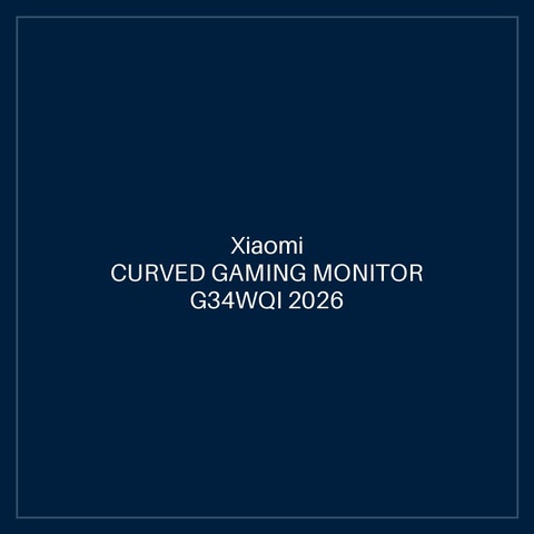 XIAOMI CURVED GAMING MONITOR G34WQI 2026