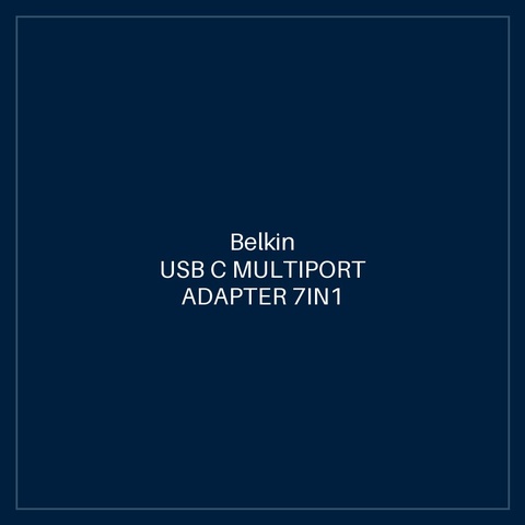 BELKIN USB C MULTIPORT ADAPTER 7IN1