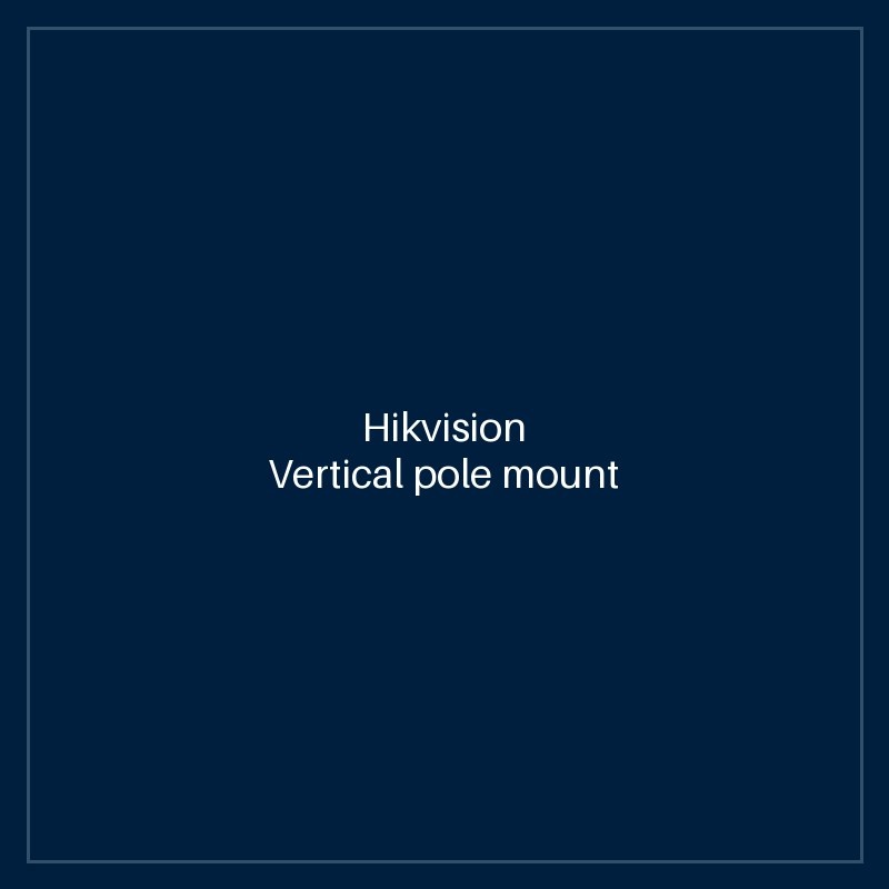 Hikvision Vertical pole mount