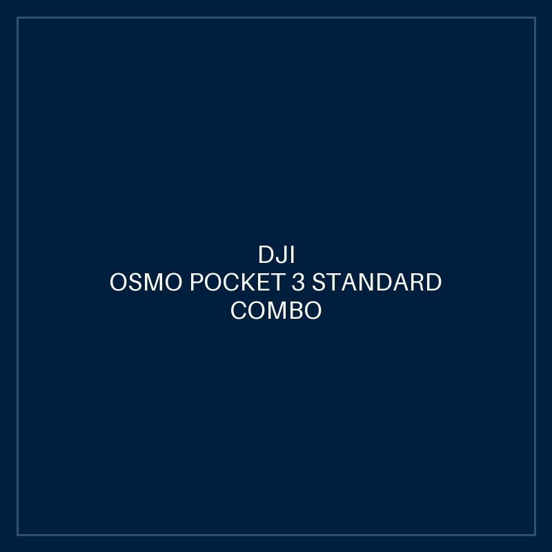 DJI OSMO POCKET 3 STANDARD COMBO
