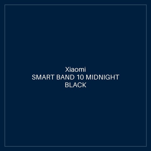 XIAOMI SMART BAND 10 MIDNIGHT BLACK