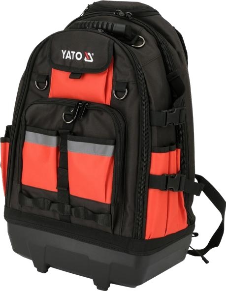 Tool backpack with wheels