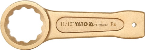 Non-sparking british tapping ring wrench 1-1/2" mm