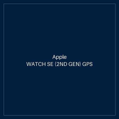 APPLE WATCH SE (2ND GEN) GPS 44MM SILVER ALUMINIUM CASE WITH WINTER BLUE SPORT LOOP