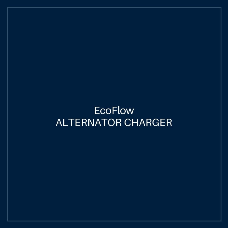 ECOFLOW ALTERNATOR CHARGER