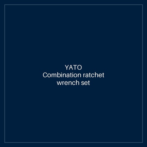 Combination ratchet wrench set