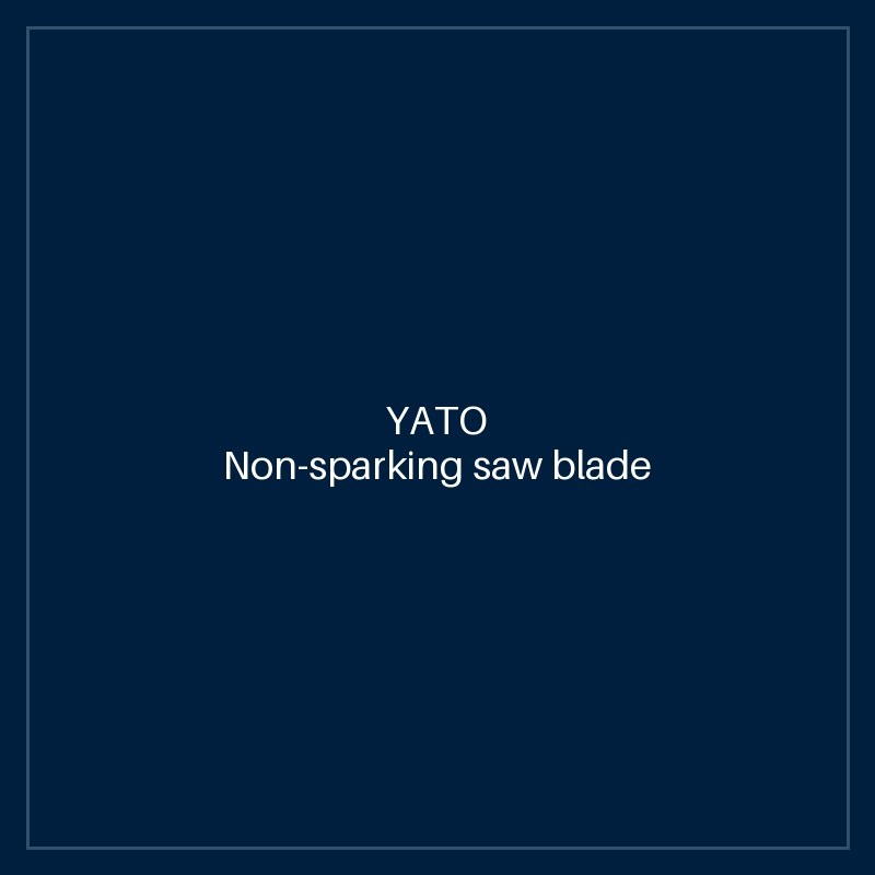 Non-sparking saw blade