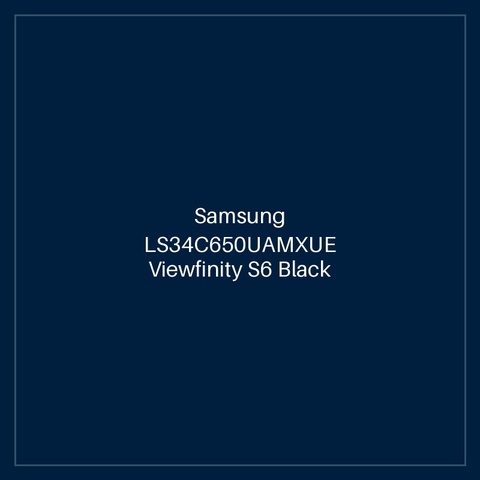 Samsung LS34C650UAMXUE Viewfinity S6 Black
