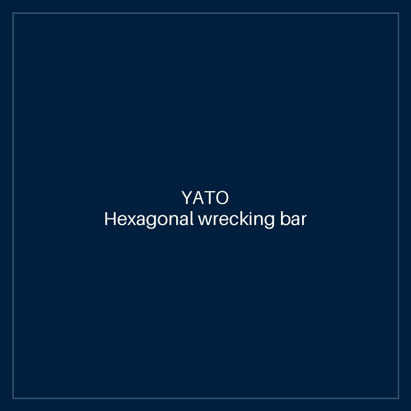 Hexagonal wrecking bar 1500 mm