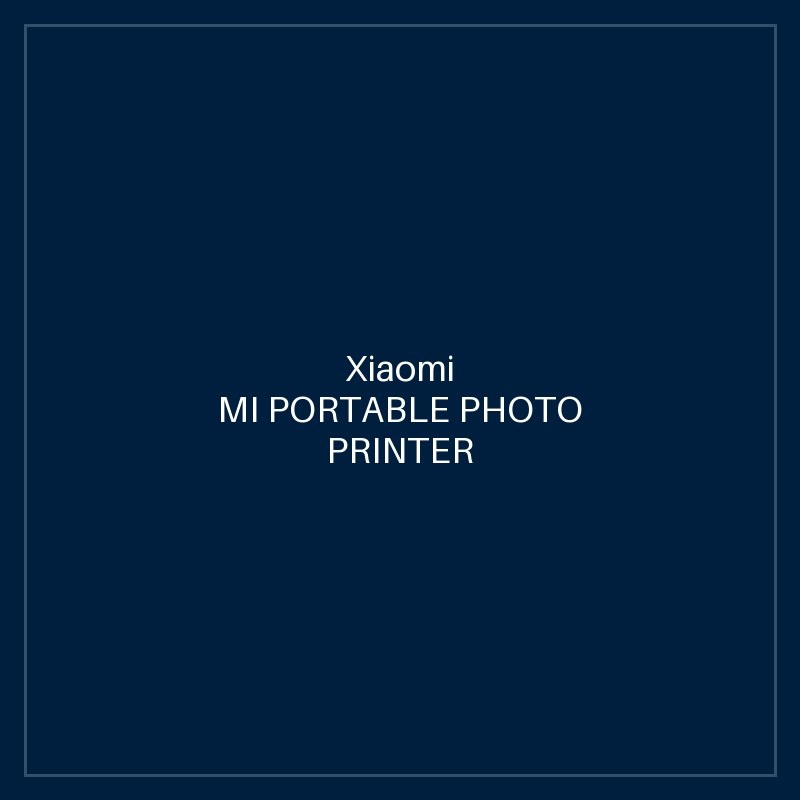 MI PORTABLE PHOTO PRINTER