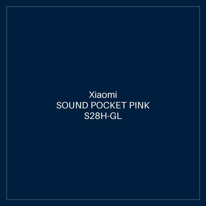 XIAOMI SOUND POCKET PINK S28H-GL