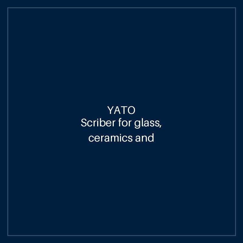 Scriber for glass, ceramics and metal