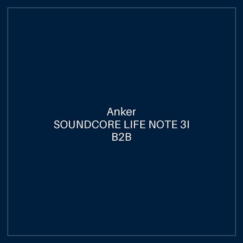 SOUNDCORE LIFE NOTE 3I B2B - IN BLACK ITERATION