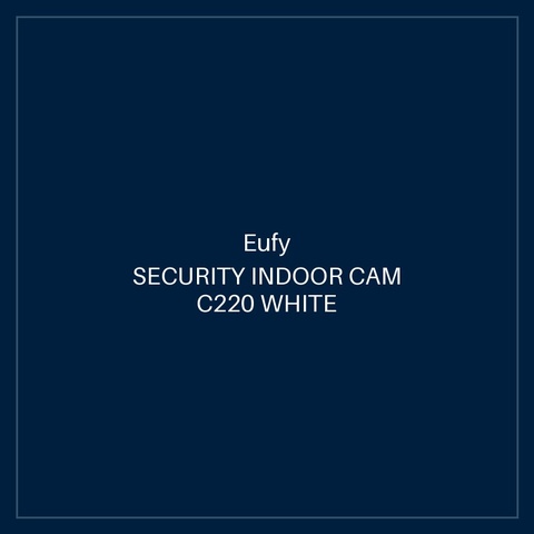 EUFY SECURITY INDOOR CAM C220 WHITE