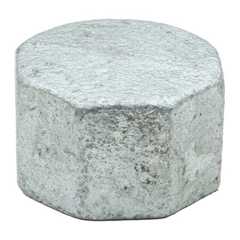Female Hexagon Cap Galvanized Iron