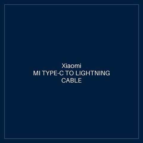 MI TYPE-C TO LIGHTNING CABLE 1M