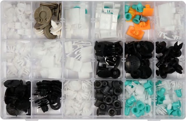 Trim clips assortment