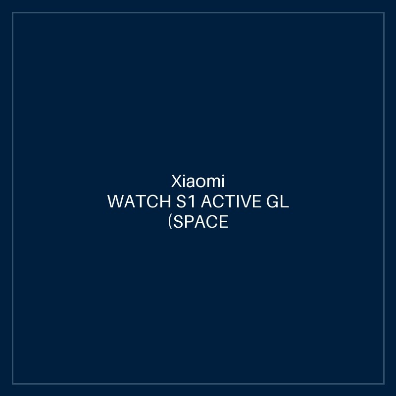 XIAOMI WATCH S1 ACTIVE GL (SPACE BLACK)