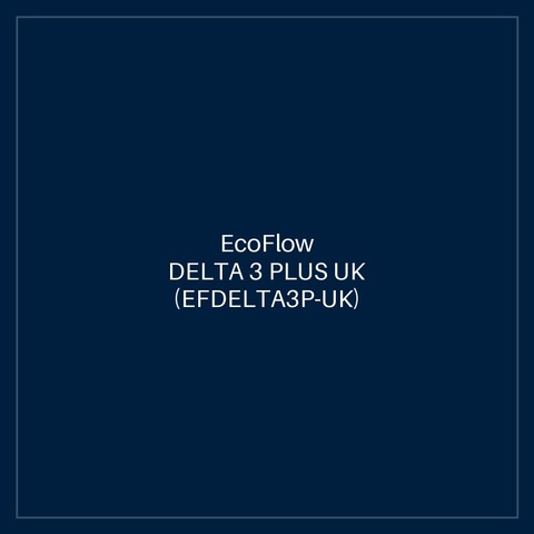 ECOFLOW DELTA 3 PLUS UK (EFDELTA3P-UK) 1800W / 1024Wh