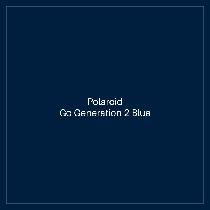 Polaroid Go Generation 2 Blue