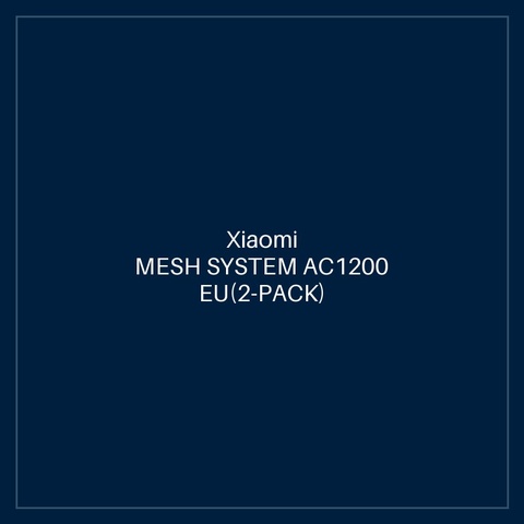 XIAOMI MESH SYSTEM AC1200 EU(2-PACK)
