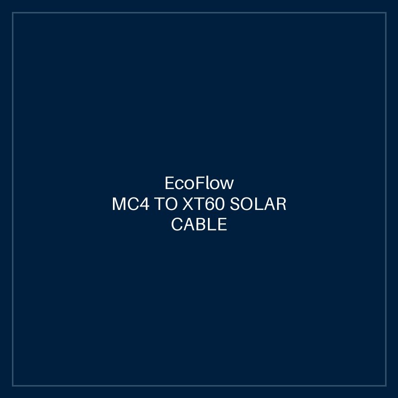 ECOFLOW MC4 TO XT60 SOLAR CABLE 3.5M (EFMC4-XT60CBL3.5M)