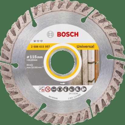 Bosch Diamond Discs: Diamond Cutting Blade; UNIVERSAL - ECO 125 x 22,23 2mm