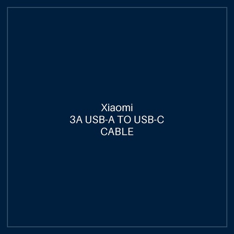 XIAOMI 3A USB-A TO USB-C CABLE (1M)