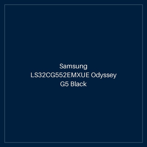 Samsung LS32CG552EMXUE Odyssey G5 Black