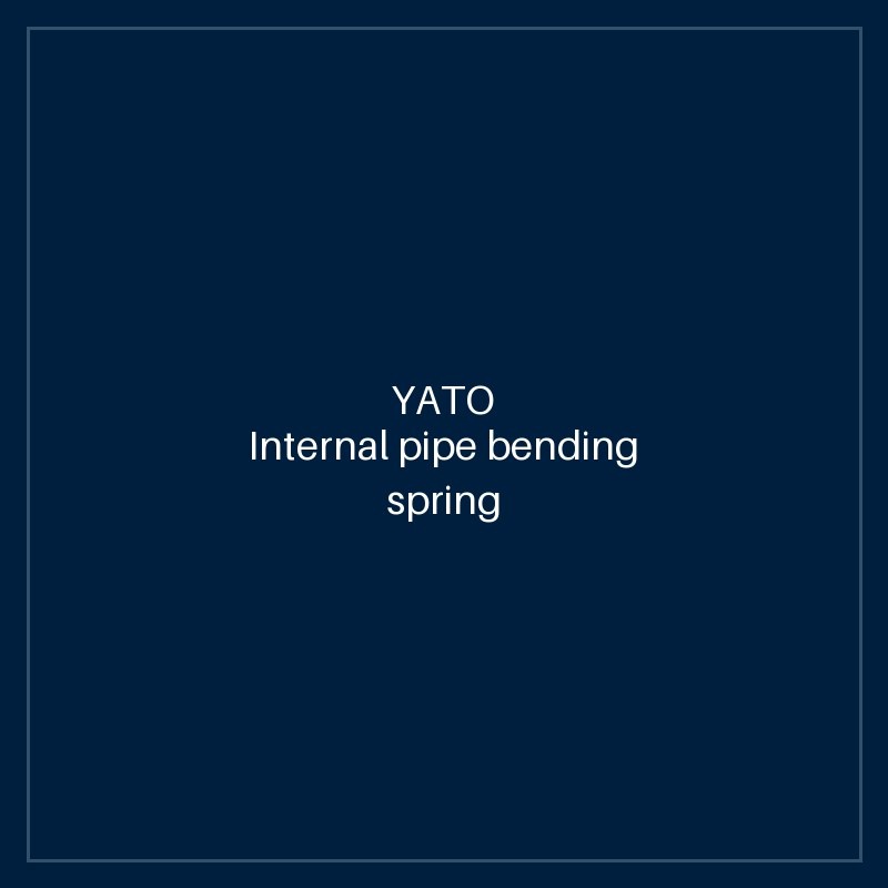 Internal pipe bending spring 16