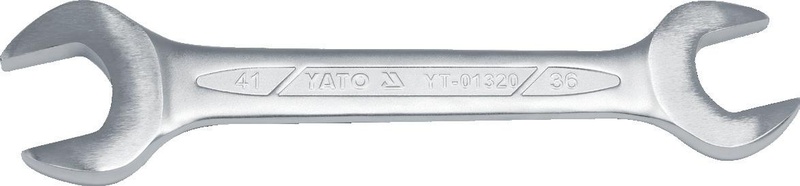 Double open end spanner 36x41 mm