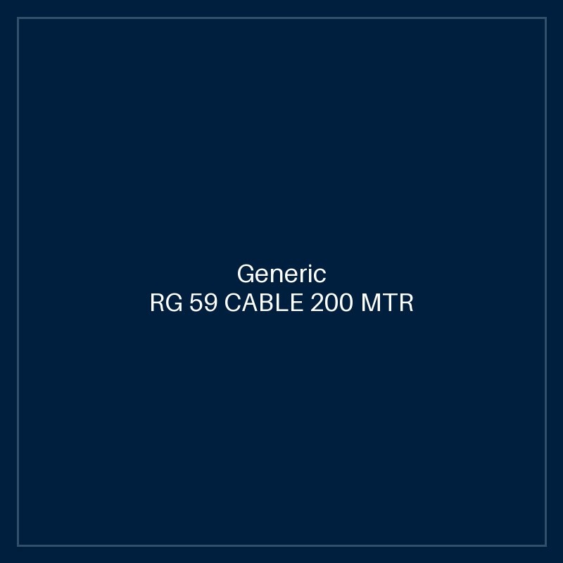 RG 59 CABLE 200 MTR
