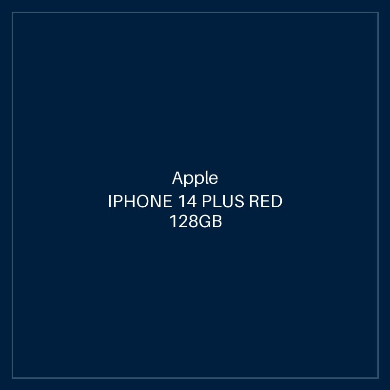 IPHONE 14 PLUS RED 128GB