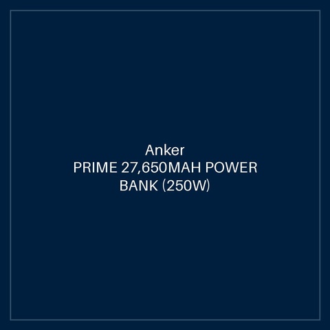 ANKER PRIME 27,650MAH POWER BANK (250W) WITH 100W CHARGING BASE BLACK
