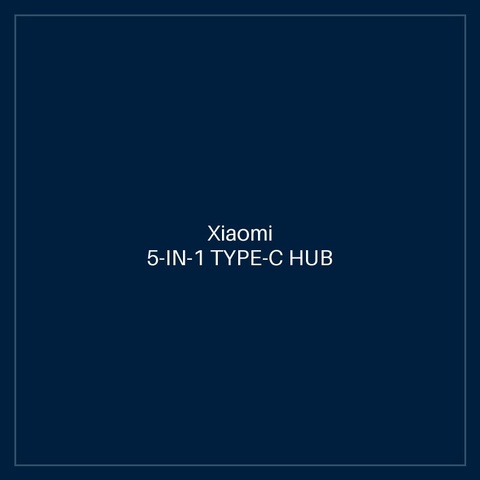 XIAOMI 5-IN-1 TYPE-C HUB