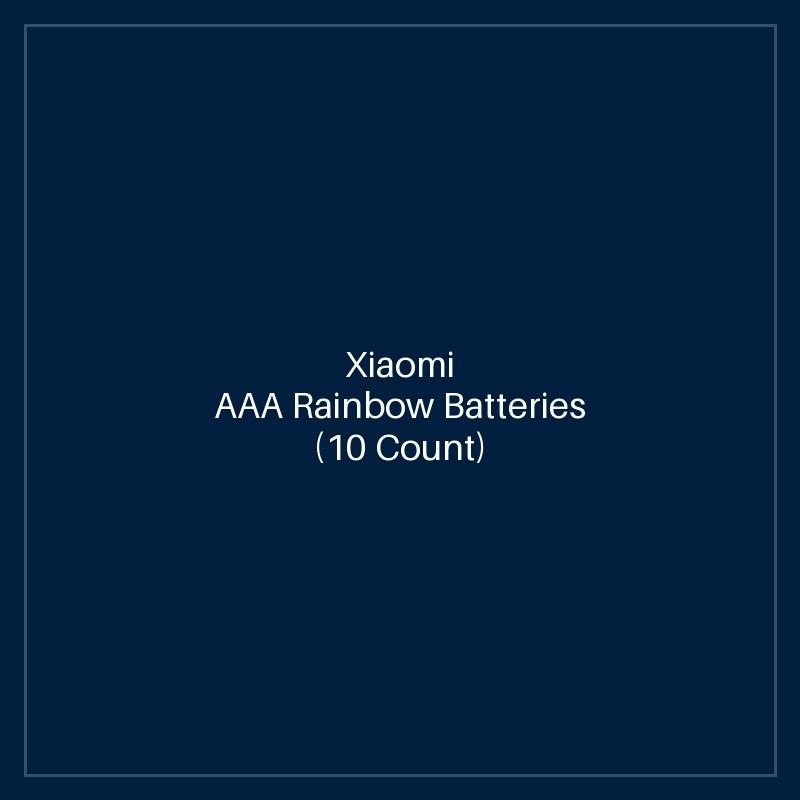 Xiaomi AAA Rainbow Batteries (10 Count)