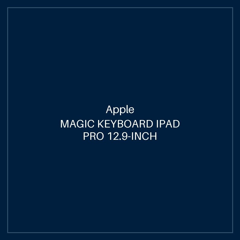 APPLE MAGIC KEYBOARD IPAD PRO 12.9-INCH BLACK