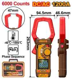 Ingco DC/AC clamp meter (DCM610002)