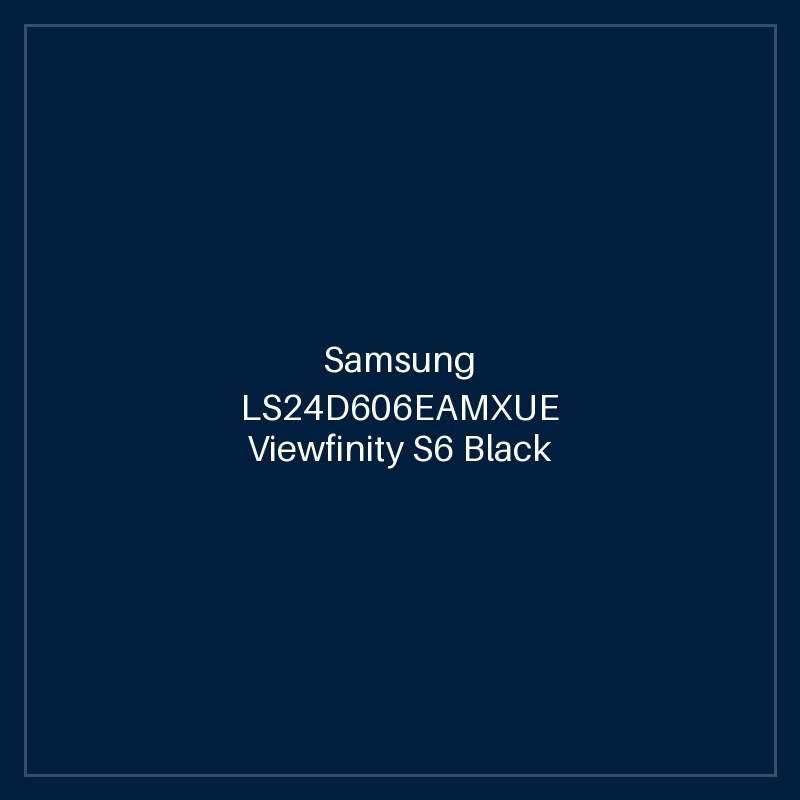 Samsung LS24D606EAMXUE Viewfinity S6 Black