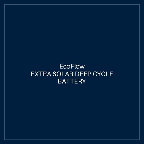 ECOFLOW EXTRA SOLAR DEEP CYCLE BATTERY FOR DELTA MAX (DELTA2000EB-US)