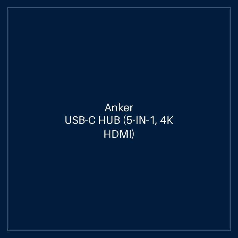 ANKER USB-C HUB (5-IN-1, 4K HDMI) GRAY