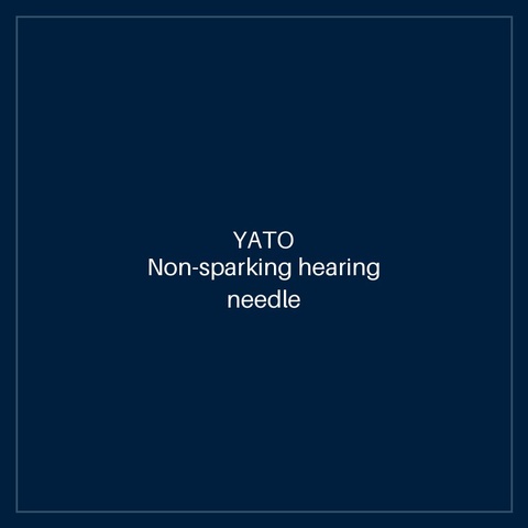 Non-sparking hearing needle 10*500 mm