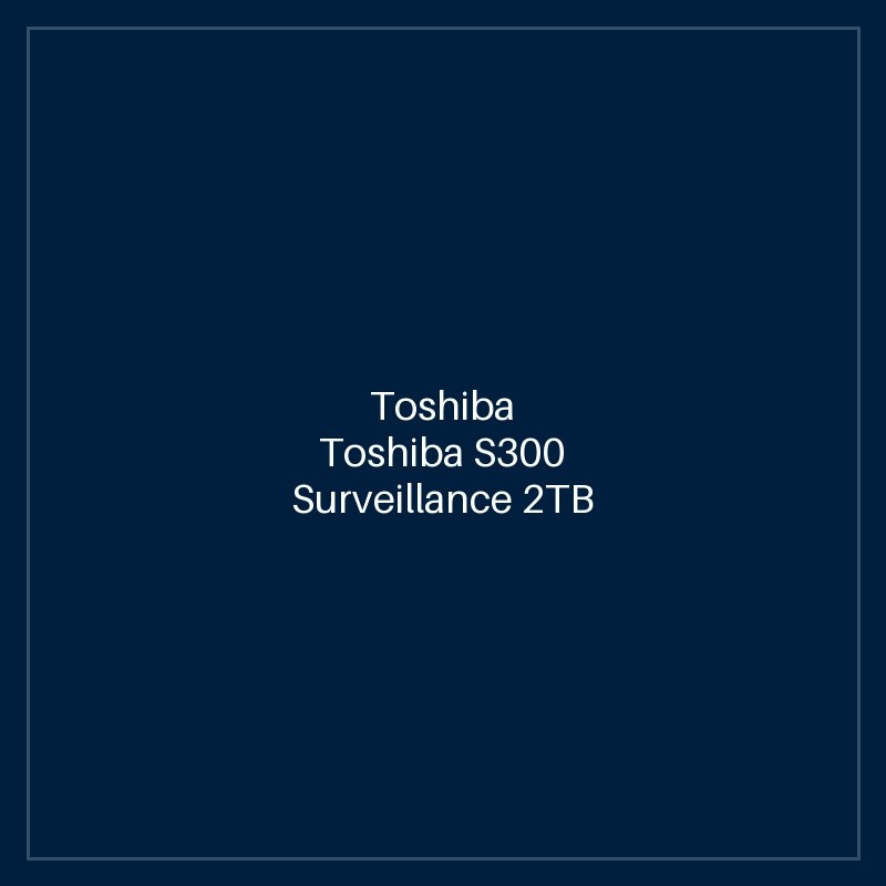 Toshiba Toshiba S300 Surveillance 2TB
