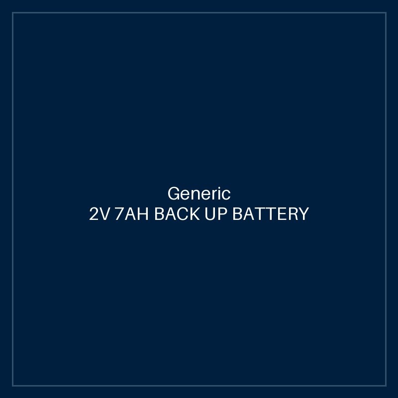 2V 7AH BACK UP BATTERY BACK UP BATTERY