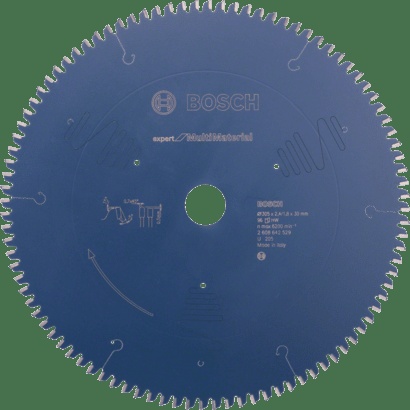 Bosch Circular Saw Blades: Expert for Multi Material, 305 mm x 30 mm x 2,4 mm, 96T