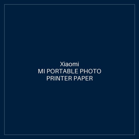 MI PORTABLE PHOTO PRINTER PAPER (2X3-INCH, 20-SHEETS)
