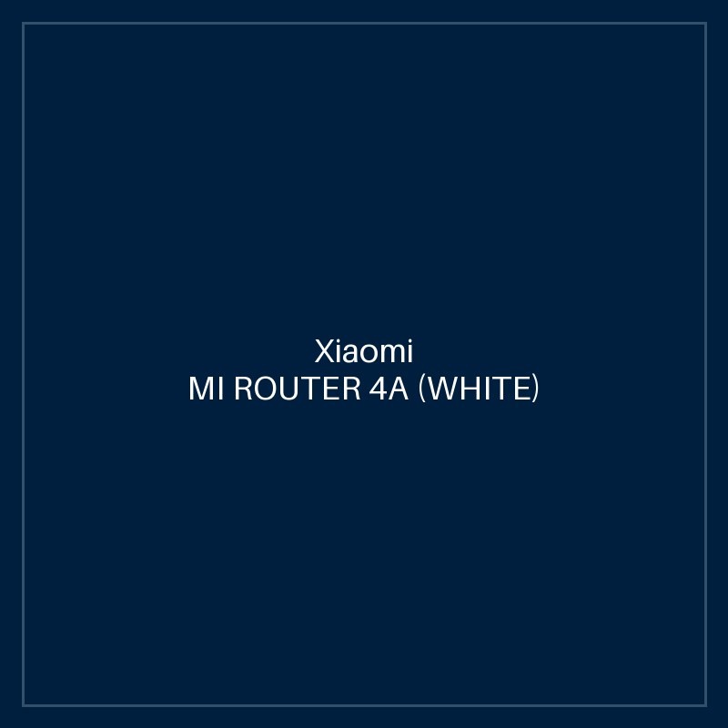 MI ROUTER 4A (WHITE)