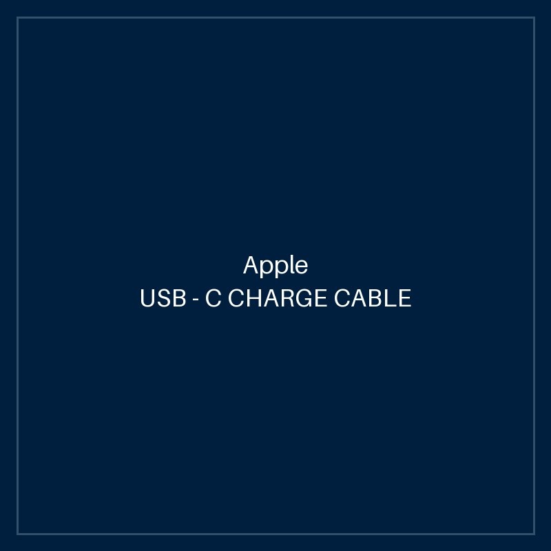 APPLE USB - C CHARGE CABLE (1M)