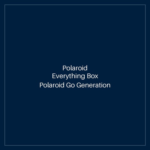 Polaroid Everything Box Polaroid Go Generation 2 White