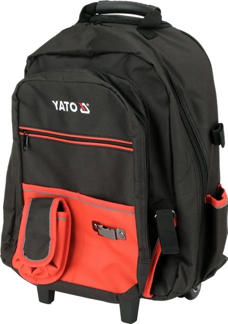 Tool backpack with wheels